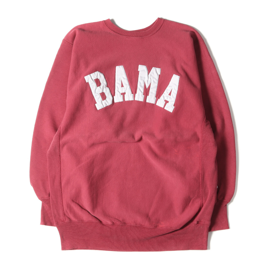 メンズChampion vintage チャンピオン ヴィンテージ 90s 刺繍タグ BAMA リバースウィーブ カレッジ スウェット USA製 / アラバマ大学モデル レッド系 XXL トップス トレーナー アメカジ 【メンズ】