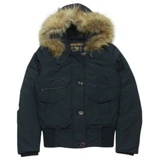 ウールリッチ(WOOLRICH)のWOOLRICH ウールリッチ ダウンジャケット 60 40 クロス ショート丈 レディース ダウン ジャケット ダークネイビー系 S【中古】(その他)