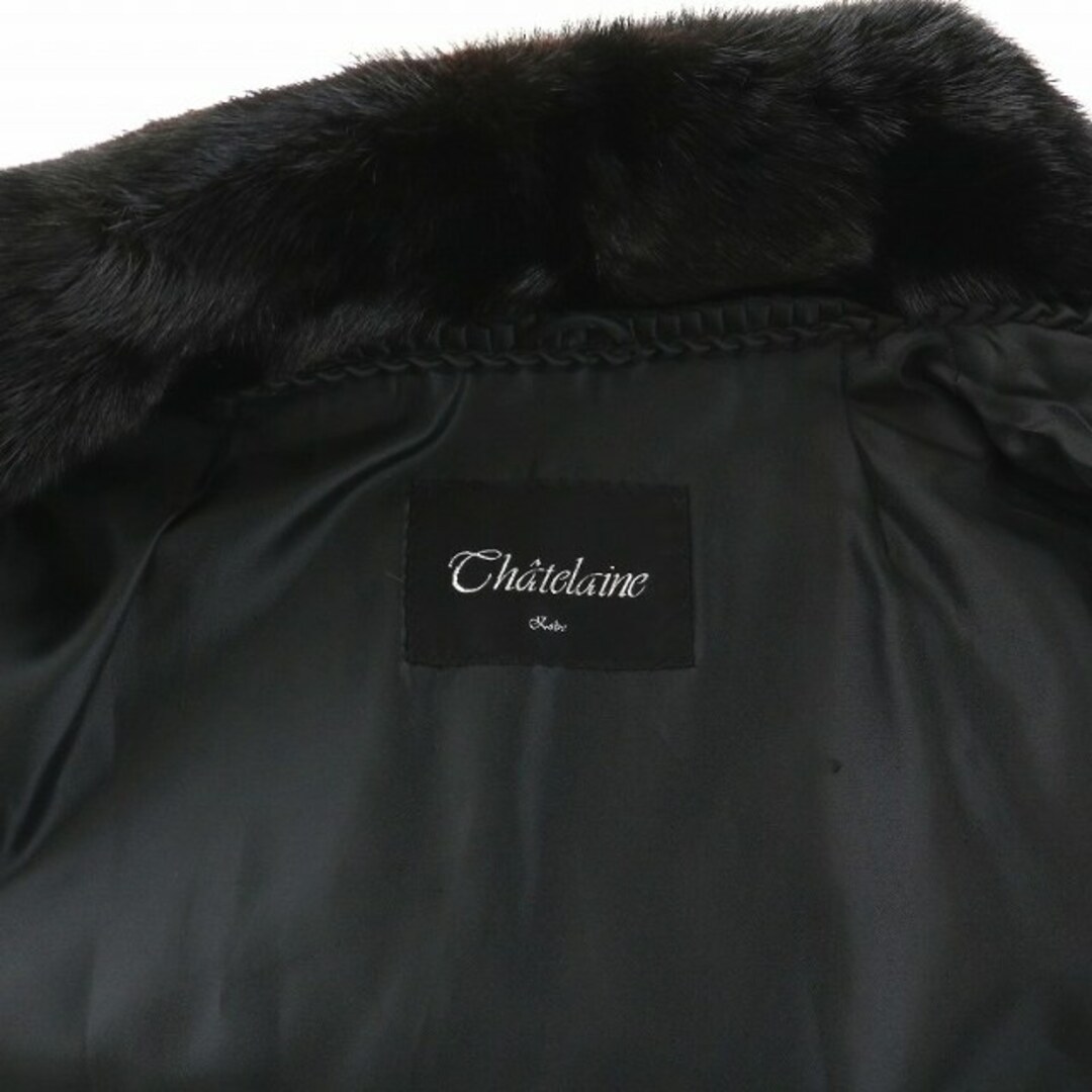 サガミンク Chatelaine 金サガ ファーコート 13 XL 黒の通販 by