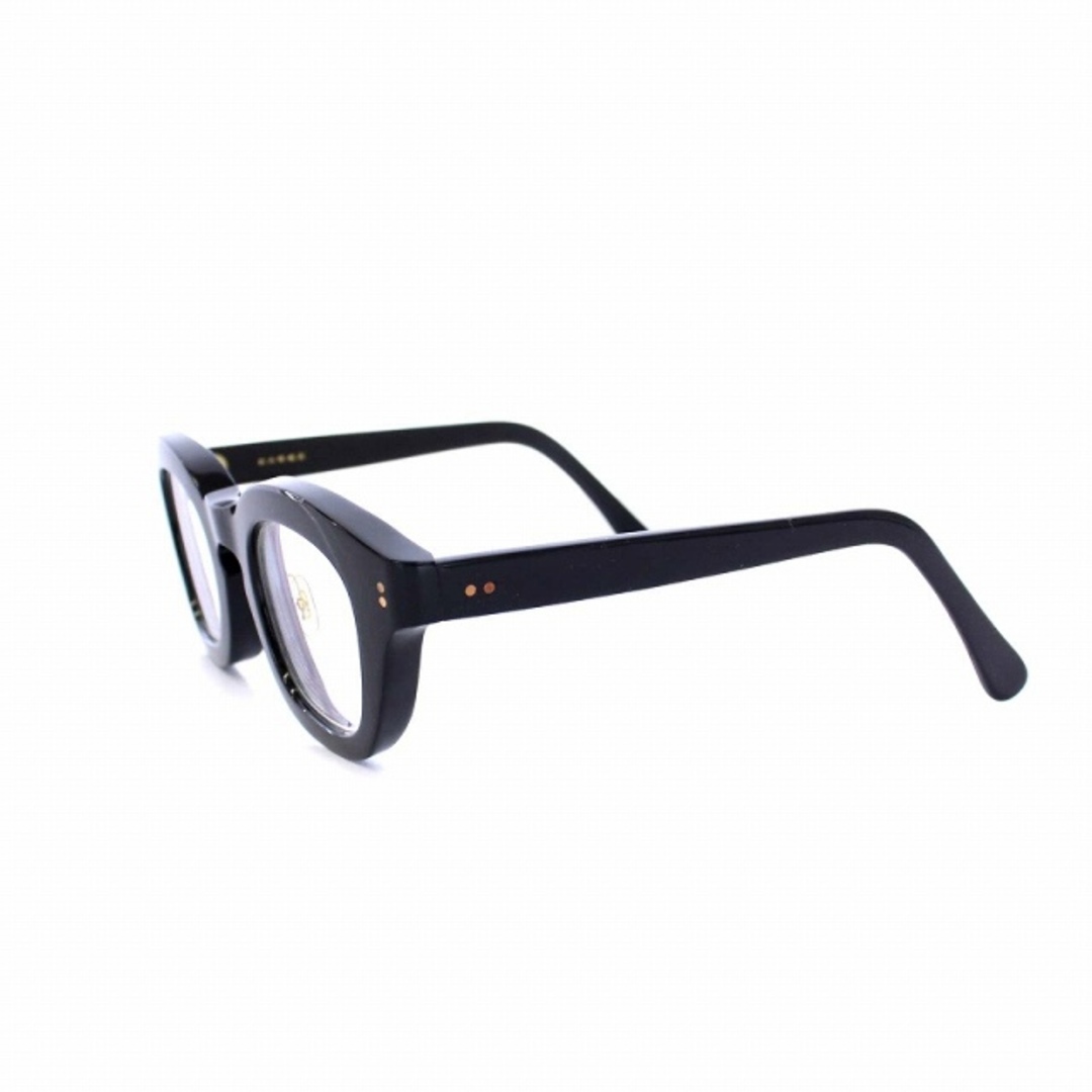 白山眼鏡店 GLAM PROTO 眼鏡 メガネ プラスチックフレーム 度入り 黒