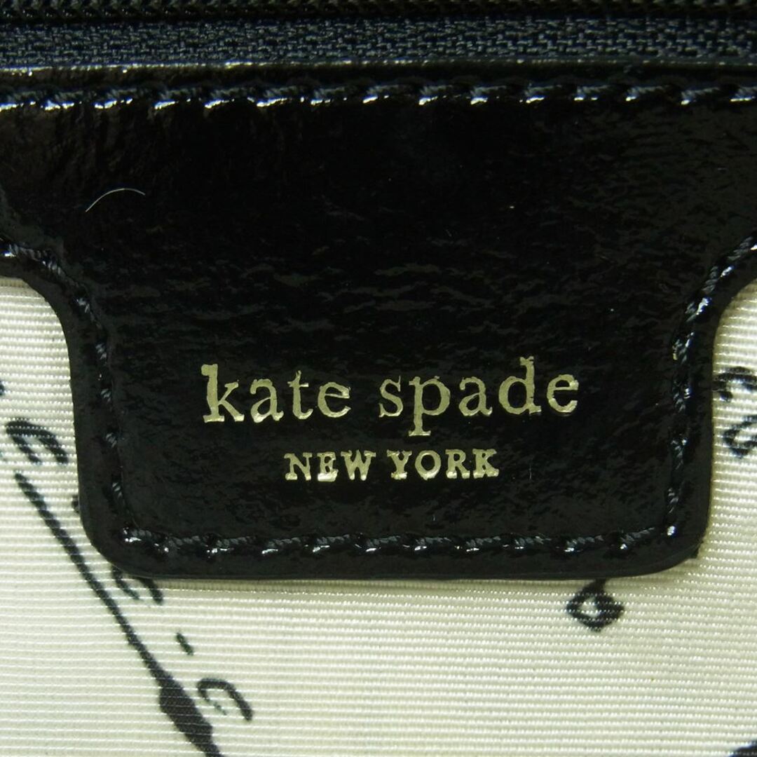 KATE SPADE SATURDAY(ケイトスペードサタデー)のKate Spade ケイトスペード ナイロン リボン ポシェット ハンド バッグ ブラック系【中古】 レディースのバッグ(ハンドバッグ)の商品写真