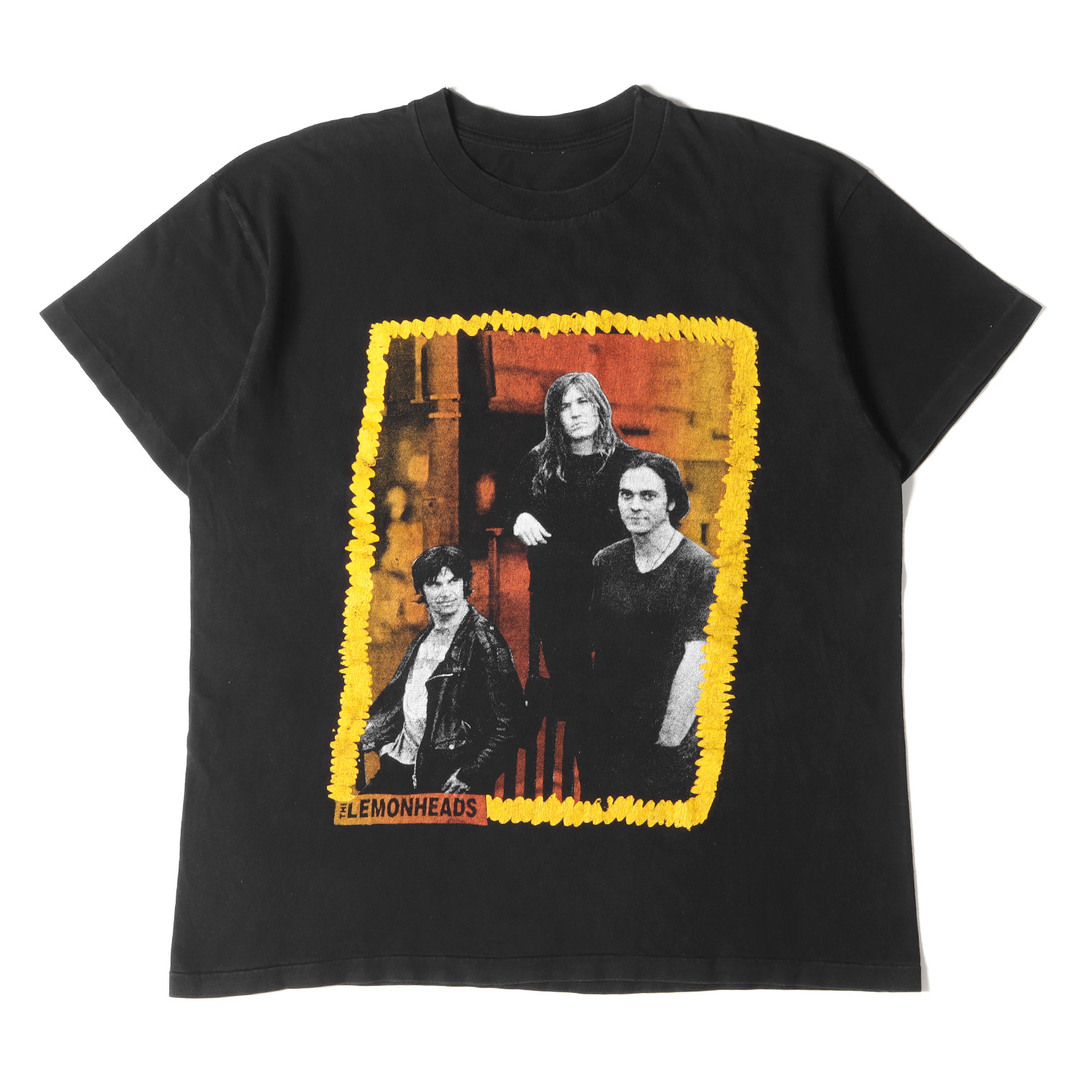 Vintage Rock Item ヴィンテージロックアイテム 90s The Lemonheads クルーネック Tシャツ ブラック 黒 詳細参照(L-XL位) レモンヘッズ トップス カットソー 半袖 バンド  【メンズ】トップス