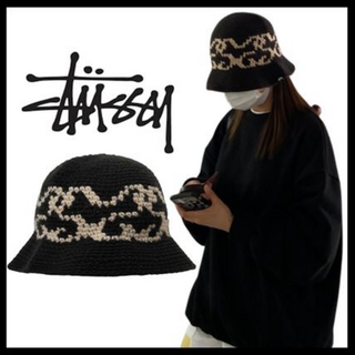 大人気 stussy クラッシャーハット バケットハット ニット