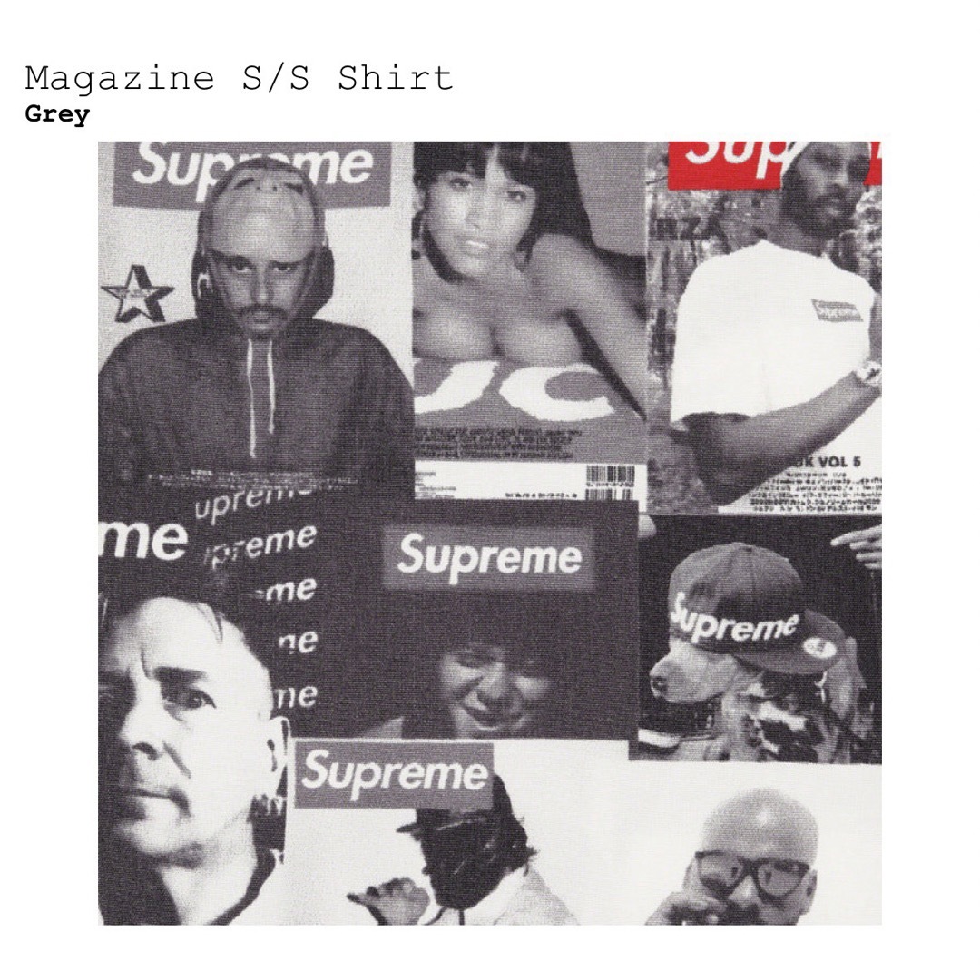 【ショーンパブロ着用】Supreme Magazine S/S Shirt