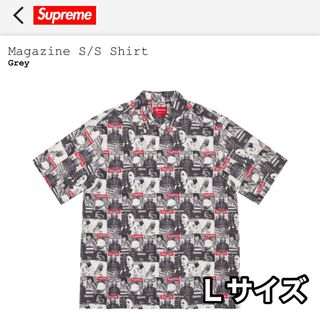 Supreme Magazine S/S Shirt Grey Mサイズ