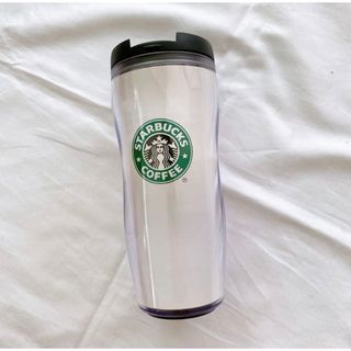 スターバックスコーヒー(Starbucks Coffee)のスターバックス タンブラー シンプル ホワイト ノーマル スタバ 送料込み！(タンブラー)