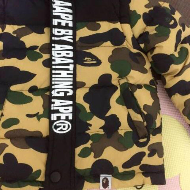 NEW新品 A BATHING APE - キッズエイプ迷彩ダウンジャケットの通販 by