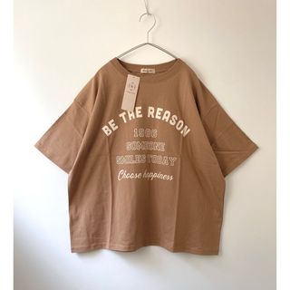 サマンサモスモス(SM2)の新品 Samansa Mos2 ゆったり アーチロゴプリントTシャツ(Tシャツ(半袖/袖なし))