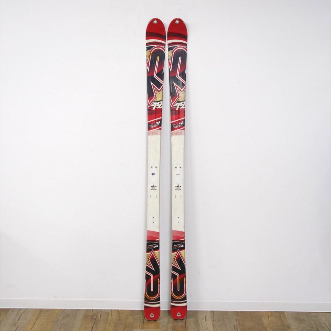 ケーツー K2 BACK OUT バックアウト 174cm センター 72ｍｍ カービング スキー板 アウトドア 重量実測：1330g