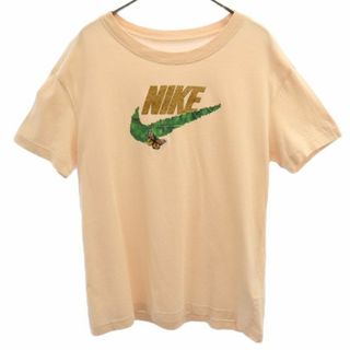 ナイキ(NIKE)のナイキ プリント 半袖 Tシャツ XS ピンク NIKE ロゴワッペン・刺繍 メンズ 【中古】  【230725】 メール便可(Tシャツ/カットソー(半袖/袖なし))