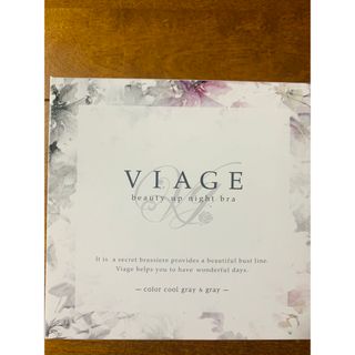 ヴィアージュ(VIAGE)のVIAGEナイトブラ　Lサイズ　クールグレー&グレー(ブラ)