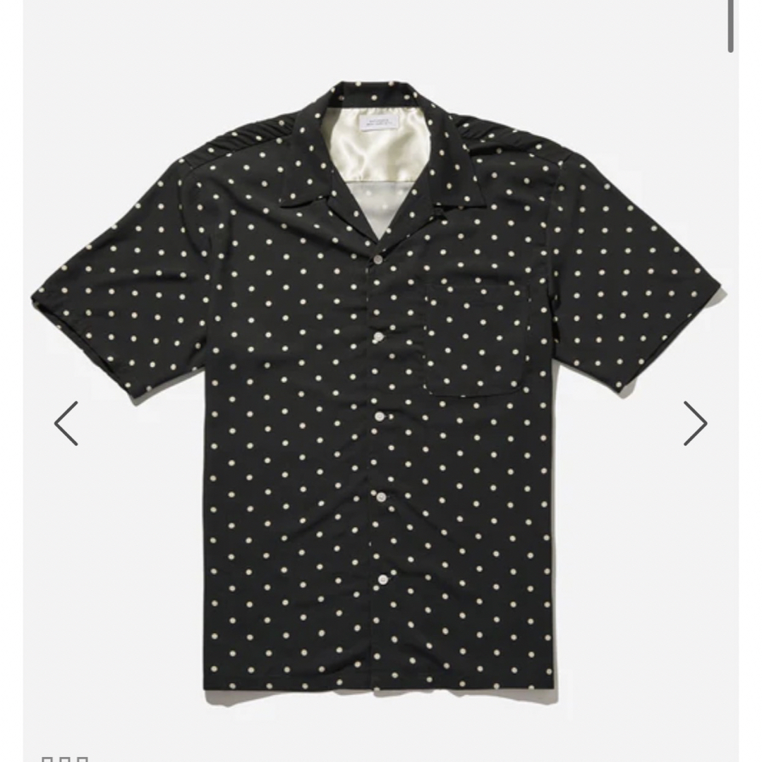 SATURDAYS NYC Dot Open Collar S/S Shirt