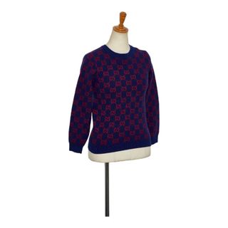 Gucci - 美品 グッチ GG ニット セーター サイズ:8/130 ウール キッズ