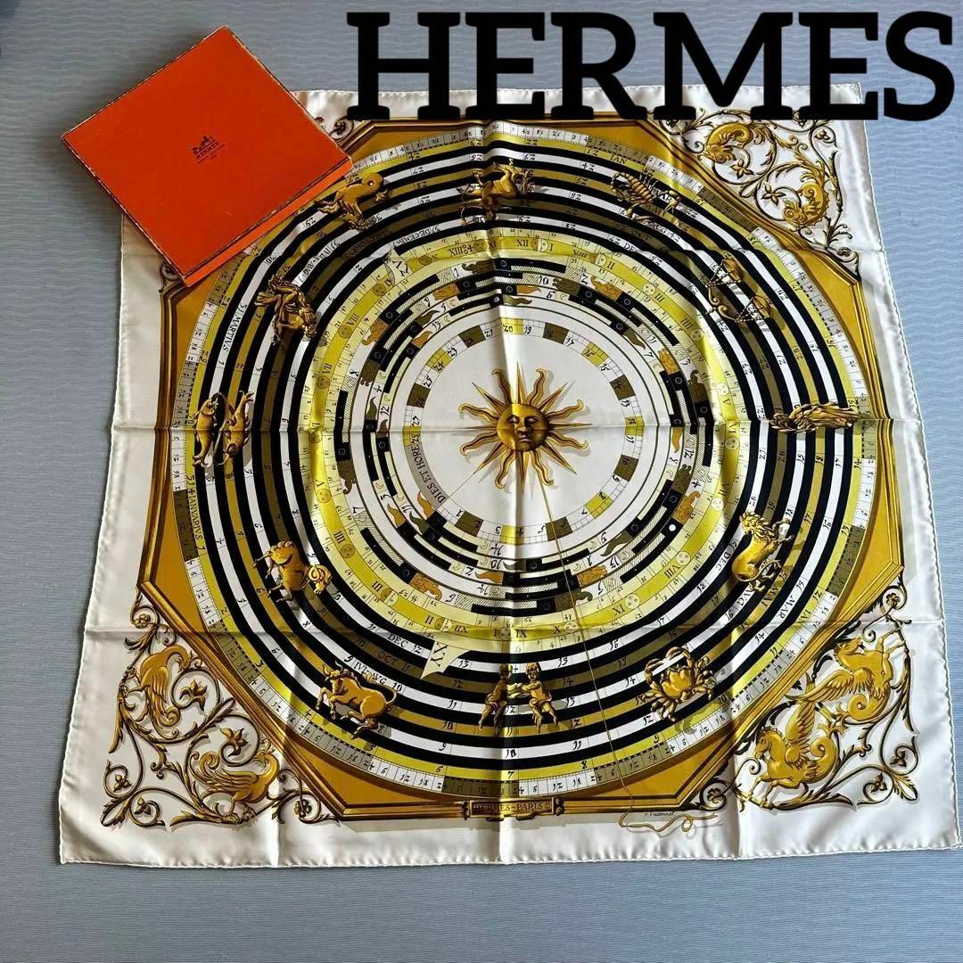 正規品】エルメス カレ90 シルクスカーフ DIES ET HORE | www