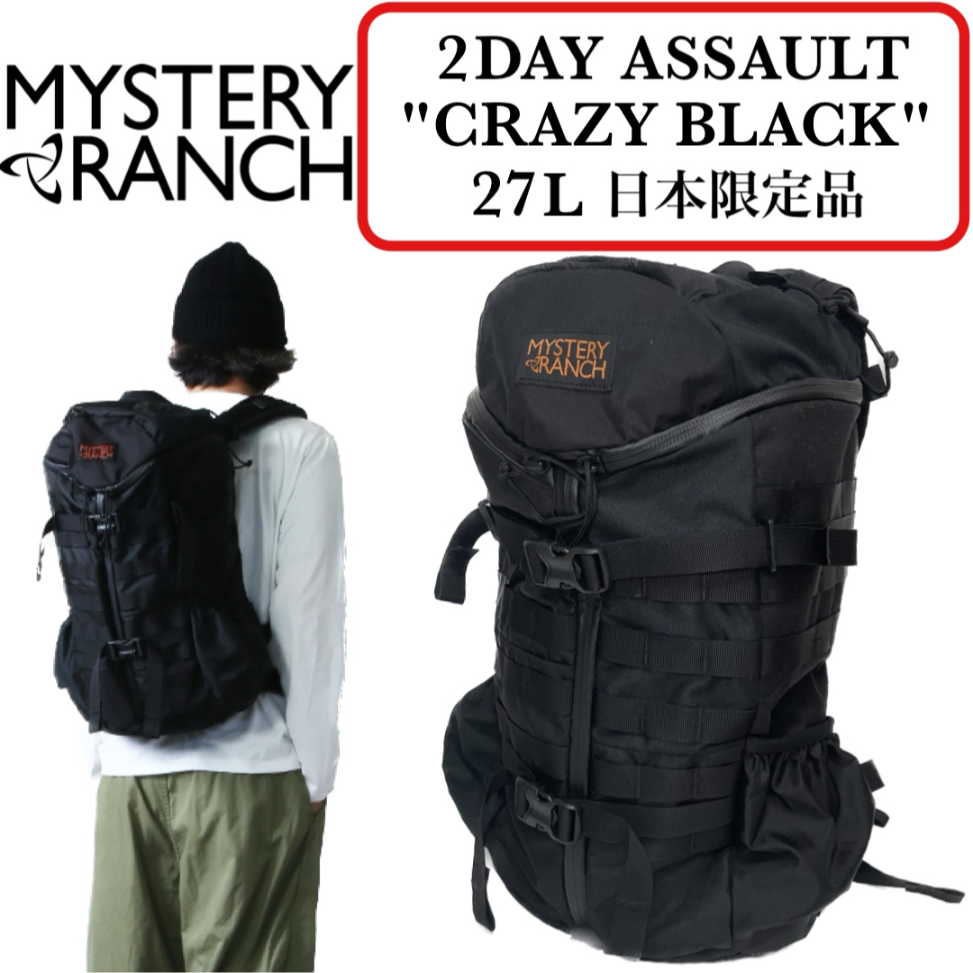 【希少】ミステリーランチ 2DAY ASSAULT CRAZY BLACK