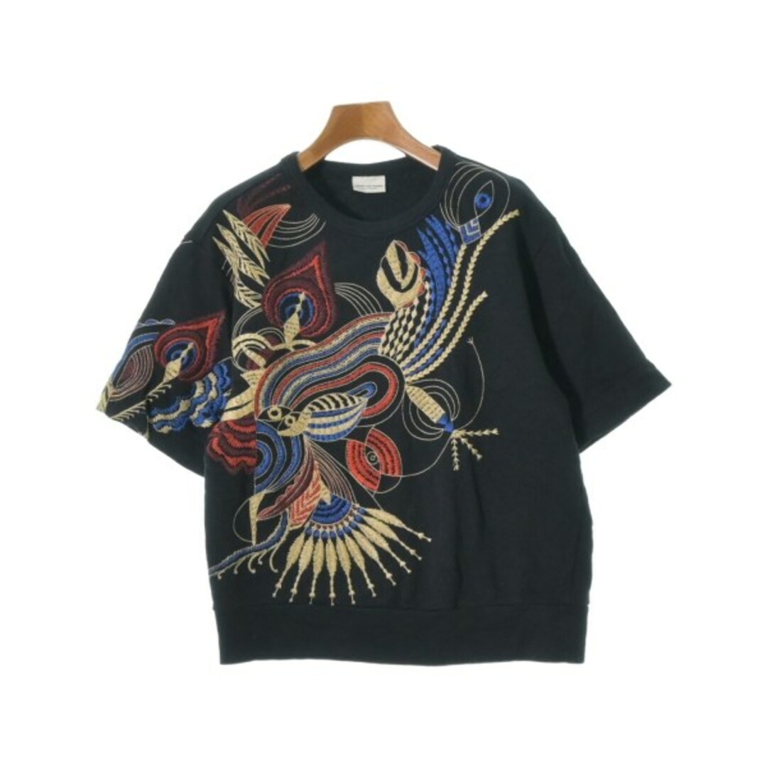 DRIES VAN NOTEN   DRIES VAN NOTEN スウェット XS 黒xベージュx赤等