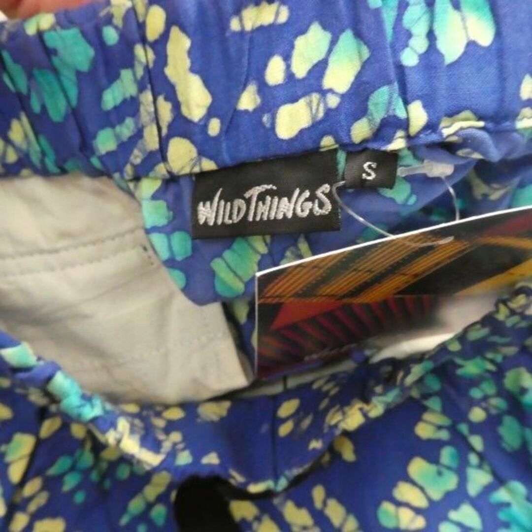 WILDTHINGS(ワイルドシングス)のWILD THINGS BATIK染め スカート S 未使用 Blue レディースのスカート(その他)の商品写真