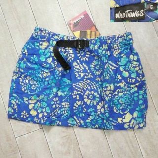 ワイルドシングス(WILDTHINGS)のWILD THINGS BATIK染め スカート S 未使用 Blue(その他)