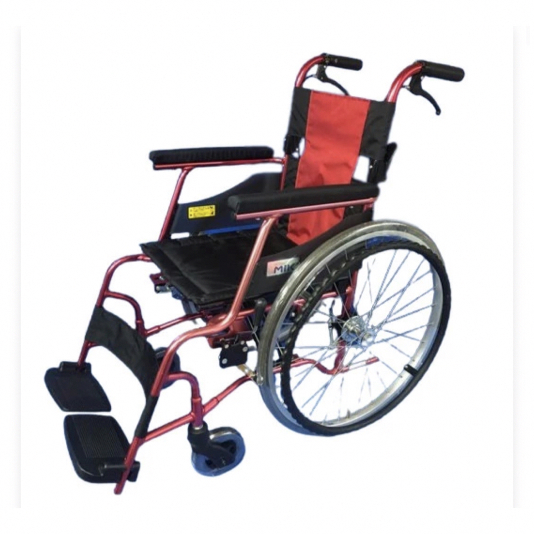 【中古介護用品】自走式車いす 標準型 PMS-1R Miki