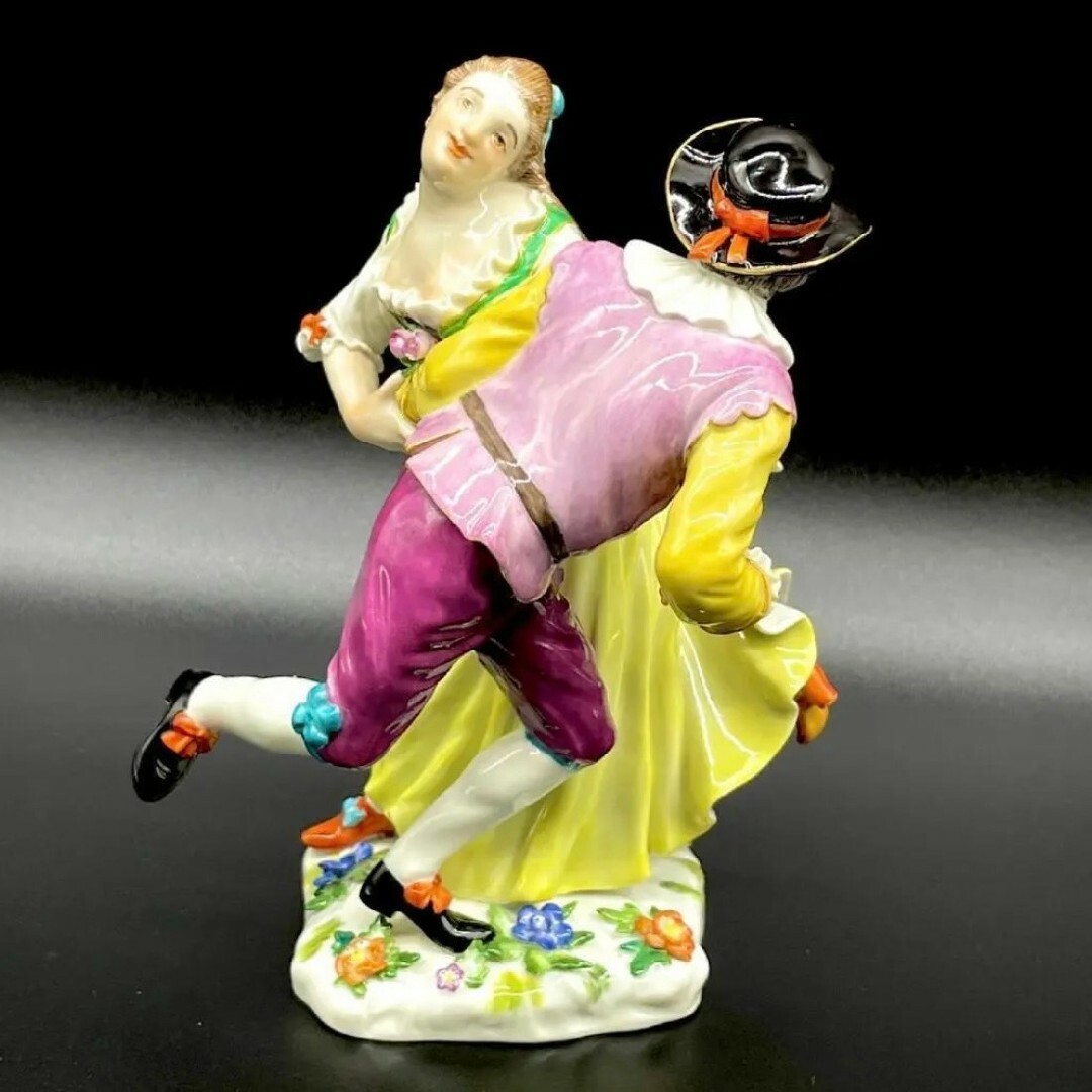 マイセン フィギュリン 踊る恋人たち ダンシングカップル Meissen