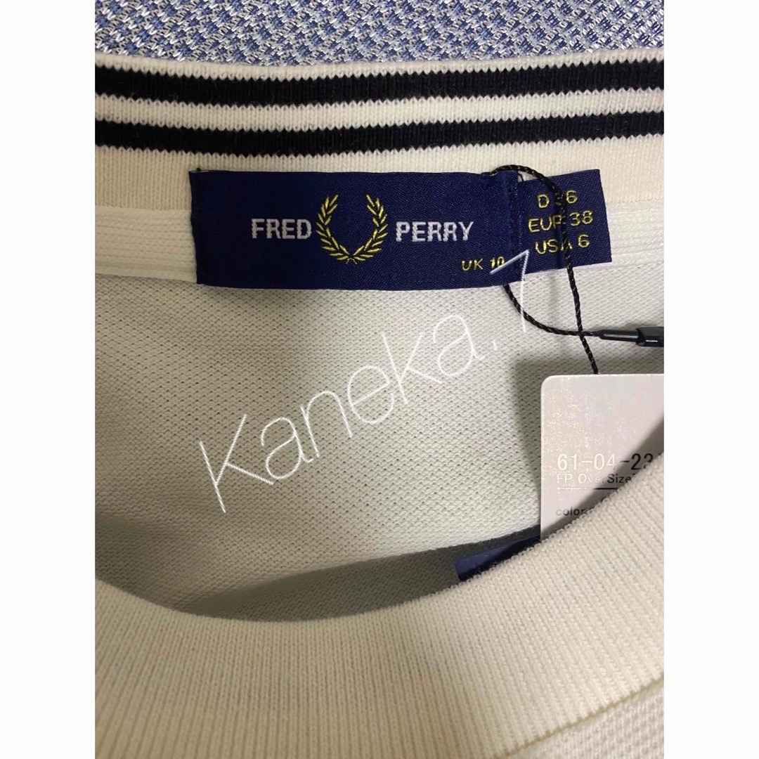 FRED PERRY×Ray BEAMS/別注 オーバーサイズ Tシャツややあり伸縮性