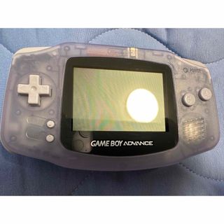 ゲームボーイアドバンス(ゲームボーイアドバンス)のゲームボーイアドバンス　ミルキーブルー　美品　GBA 任天堂　GAMEBOY(携帯用ゲーム機本体)