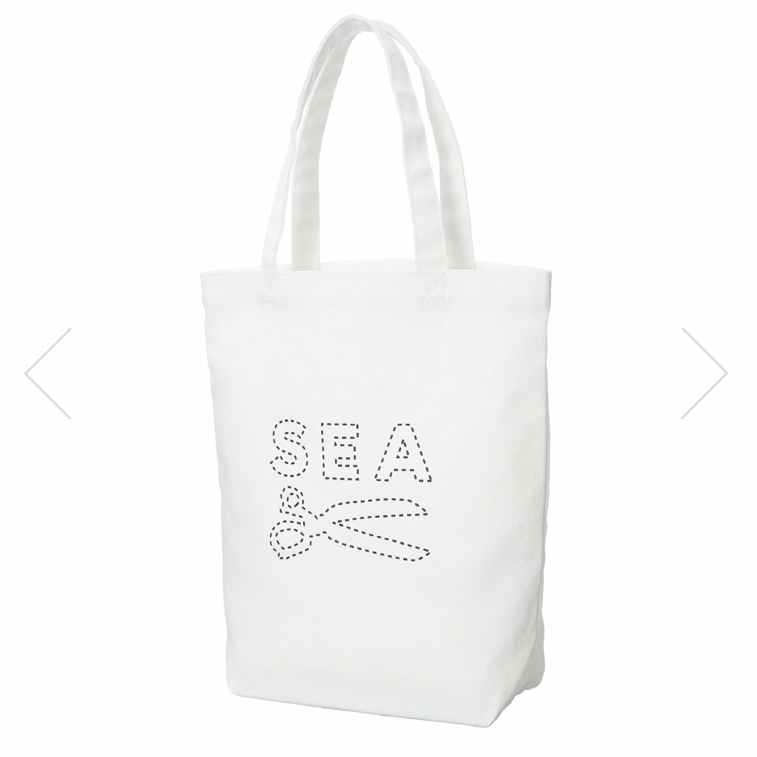 WIND AND SEA(ウィンダンシー)のDENHAM x WDS CANVAS TOTE BAG / WHITE メンズのバッグ(トートバッグ)の商品写真