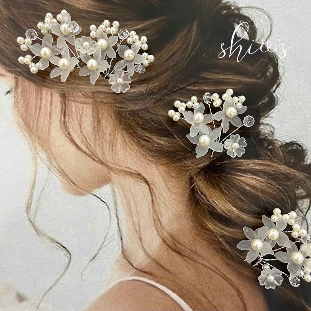 ヘッドドレス ヘアアクセサリー 髪飾り 花 ブライダル 結婚式 和装 浴衣 通販