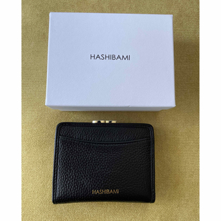 ハシバミ(Hashibami)のレザーがま口シンプルスクエアーミニ財布(財布)