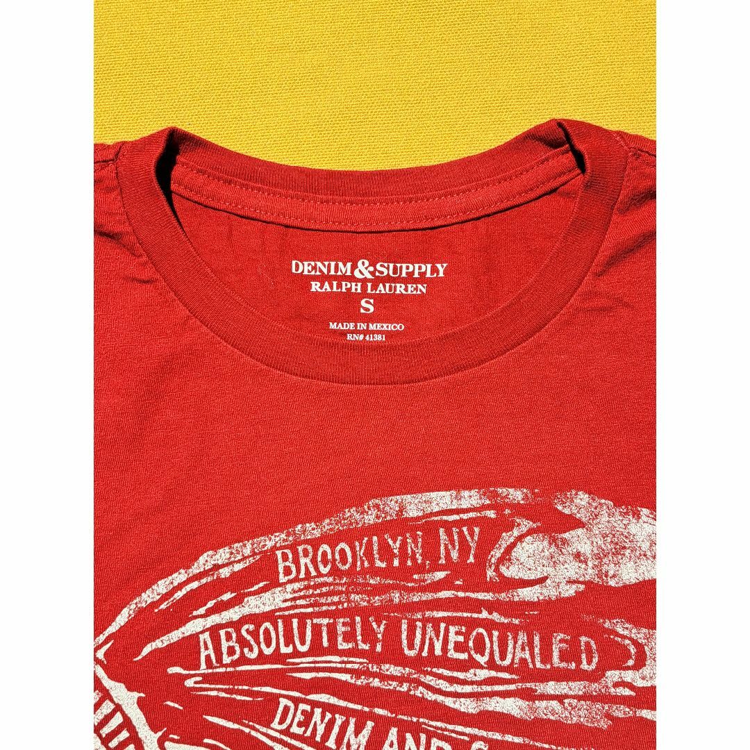 Denim & Supply Ralph Lauren(デニムアンドサプライラルフローレン)のラルフローレン DENIM&SUPPLY Tシャツ S 赤 メンズのトップス(Tシャツ/カットソー(半袖/袖なし))の商品写真