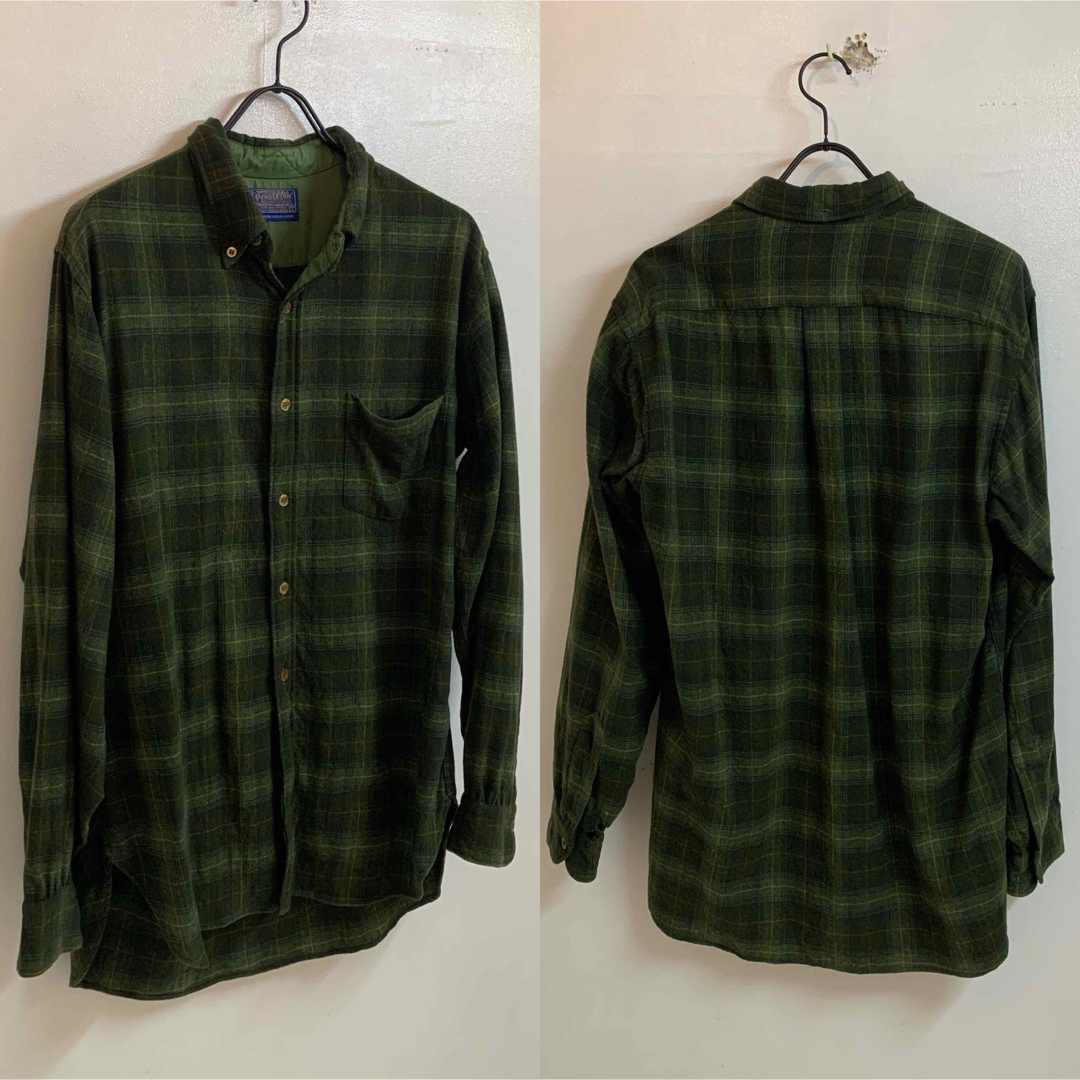 USA製 Pendleton 60s ウールチェックシャツ ヴィンテージ L