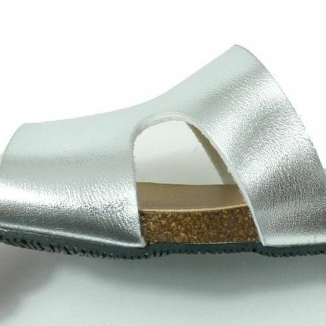 PLAKTON(プラクトン)のPLAKTON プラクトン フラットサンダル 23.0m EU36 SV レディースの靴/シューズ(サンダル)の商品写真