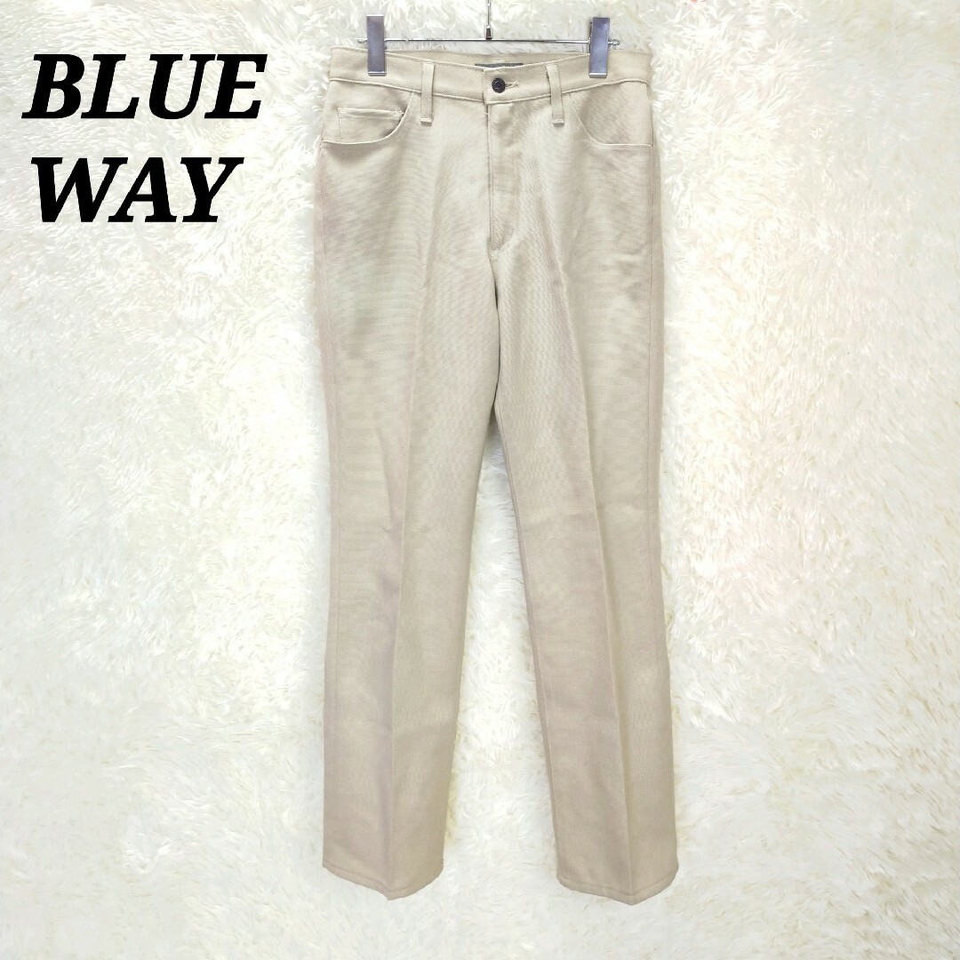 BLUE WAY JEANS スラックス フレアパンツ