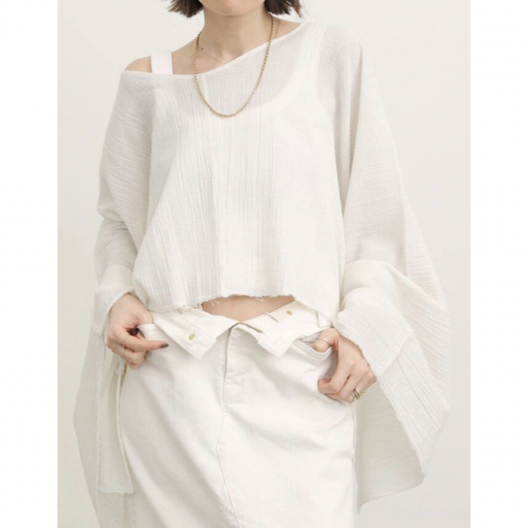 L'Appartement DEUXIEME CLASSE(アパルトモンドゥーズィエムクラス)の新品【グッドグリーフ】Reluxed Simple Blouse レディースのトップス(シャツ/ブラウス(長袖/七分))の商品写真