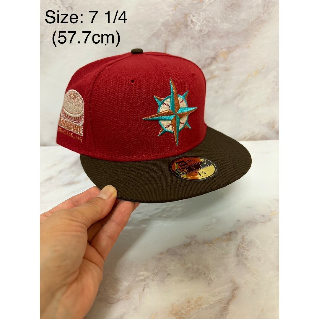 Newera 59fifty シアトルマリナーズ キングドーム ツートンキャップ