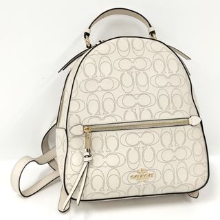 COACH シグネチャー バックパック レザー ホワイト 2322