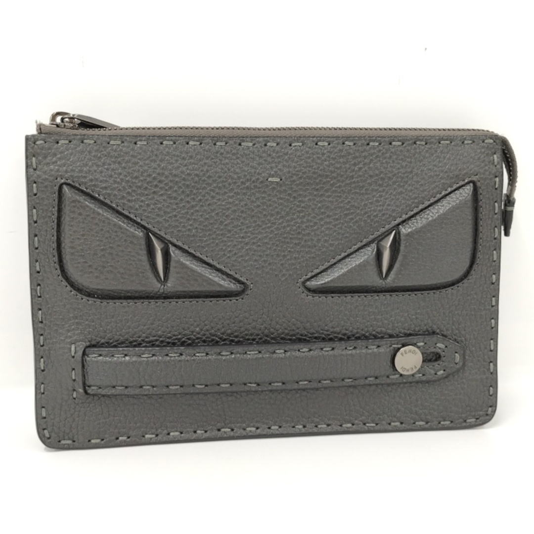 FENDI - FENDI モンスター バグズ セレリア セカンドバッグ レザーの