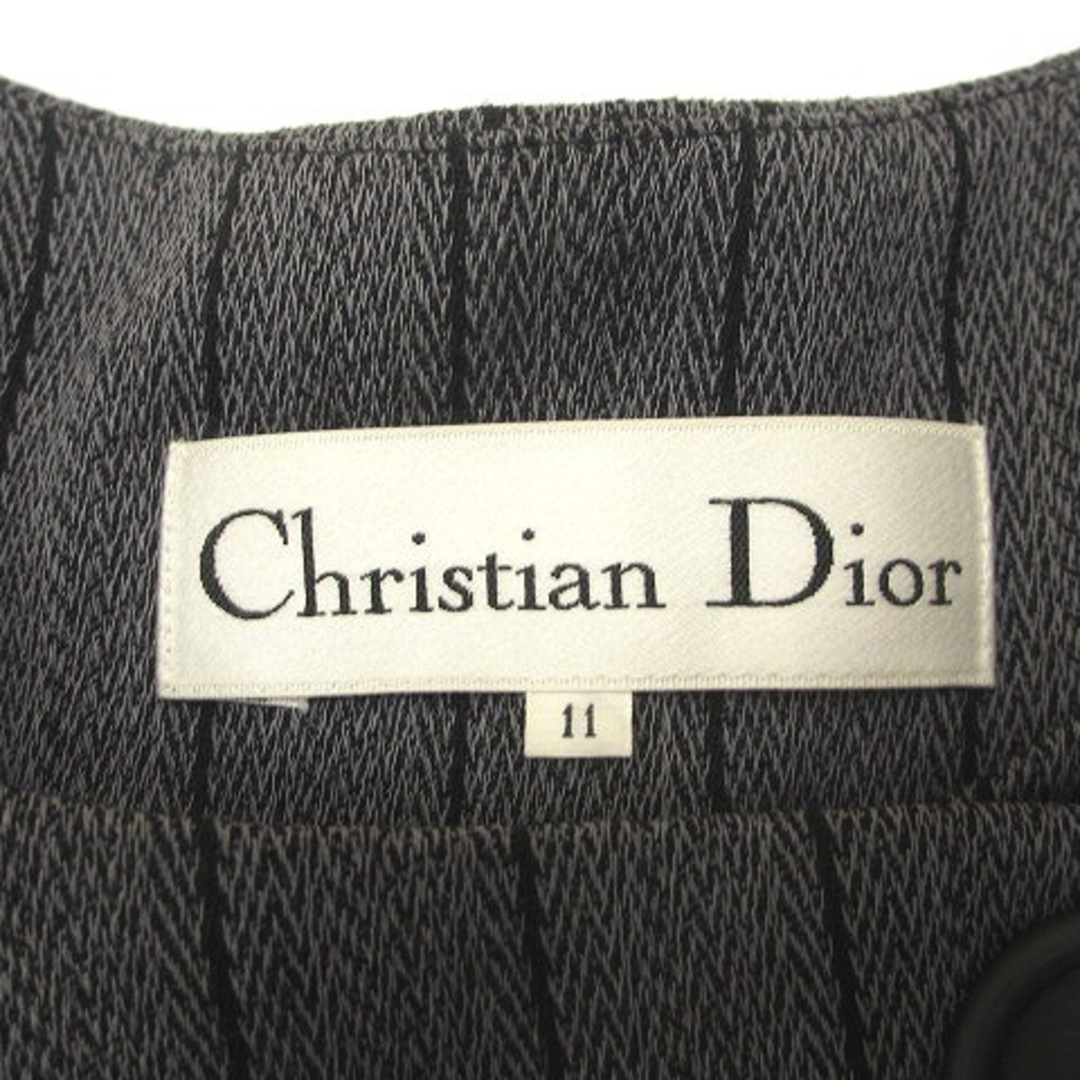 Christian Dior(クリスチャンディオール)のクリスチャンディオール セットアップ カットソー スカート グレー 11 M位 レディースのジャケット/アウター(その他)の商品写真