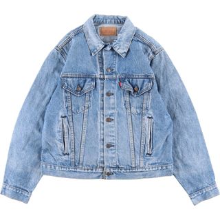 リーバイス(Levi's)の古着 90年代 リーバイス Levi's 70506-0214 デニムジャケット Gジャン USA製 メンズL ヴィンテージ /eaa357008(Gジャン/デニムジャケット)