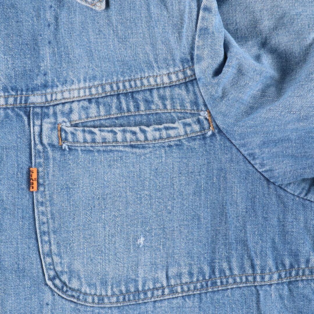 Levi's(リーバイス)の古着 70年代 リーバイス Levi's オレンジタブ デニムジャケット Gジャン USA製 メンズL ヴィンテージ /eaa357003 メンズのジャケット/アウター(Gジャン/デニムジャケット)の商品写真