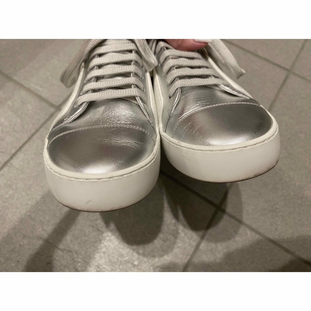 CHANEL silver x White スニーカー CHANEL silver x White スニーカー