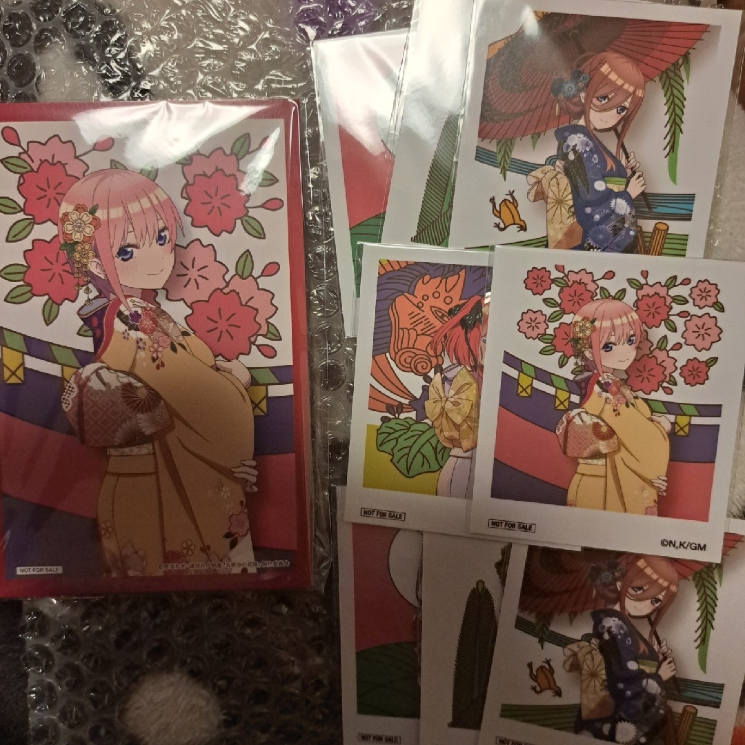 キャラディショナルトイ 五等分の花嫁 プレミアム花札<額装