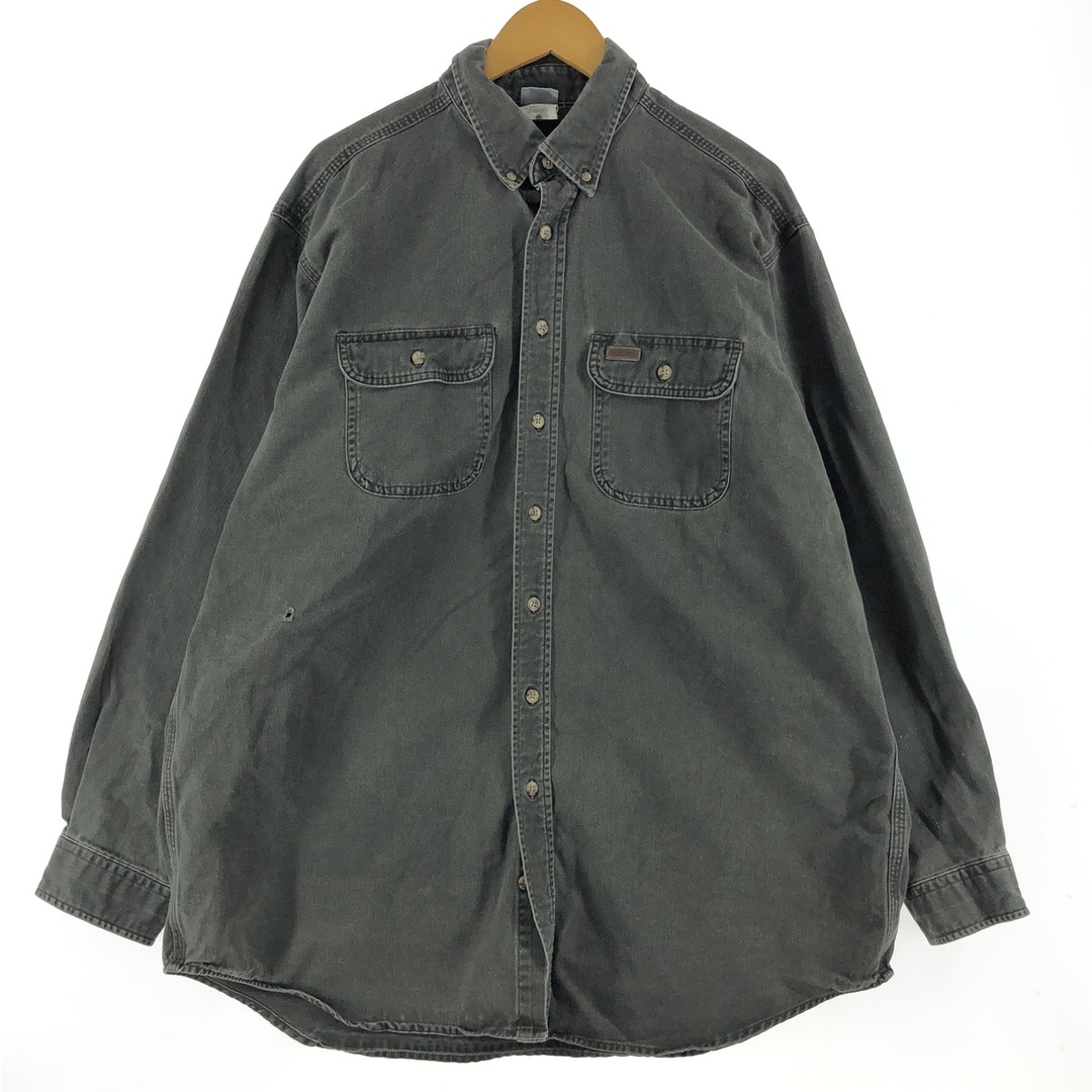 カーハート Carhartt 長袖 ボタンダウンシャツ メンズXL /eaa357054