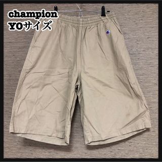 チャンピオン(Champion)の【チャンピオン】ハーフパンツ　ボトムス　ベージュ　ワンポイントロゴ　目玉48(ショートパンツ)