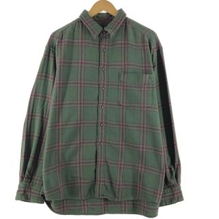 ギャップ(GAP)の古着 ギャップ GAP チェック柄 長袖 ライトネルシャツ メンズXL /eaa356804(シャツ)