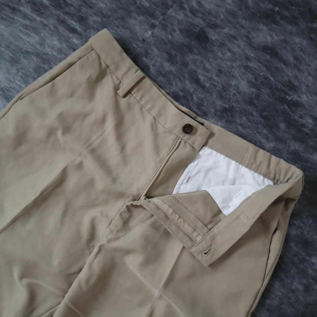 CHAPS(チャップス)の【CHAPS】チャップス ポリエステルスムース ワイドショーツ ベージュ W34 メンズのパンツ(ショートパンツ)の商品写真