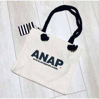 アナップ(ANAP)のアナップ★新品 キャンパス地 ロゴ トートバッグ(トートバッグ)