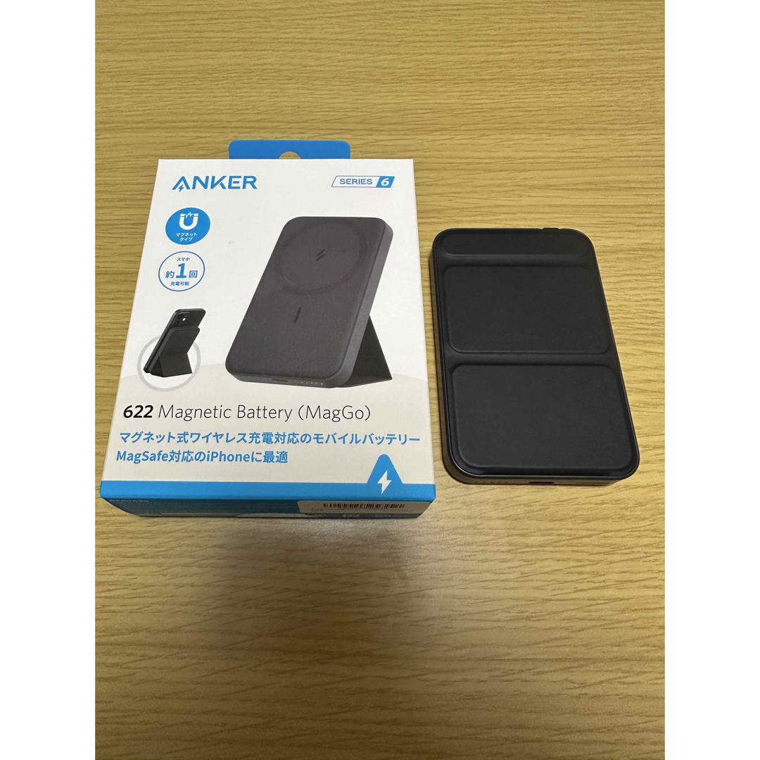 Anker(アンカー)のAnker 622 Magnetic Battery (MagGo)  スマホ/家電/カメラのスマートフォン/携帯電話(バッテリー/充電器)の商品写真