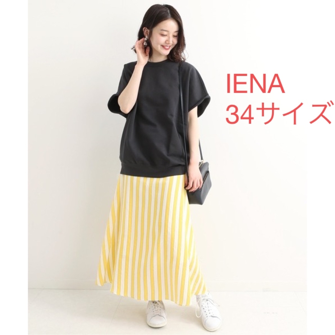 IENA(イエナ)の未使用品です★ IENA キュプラストライプフレアースカート　可愛いです♫ レディースのスカート(ロングスカート)の商品写真