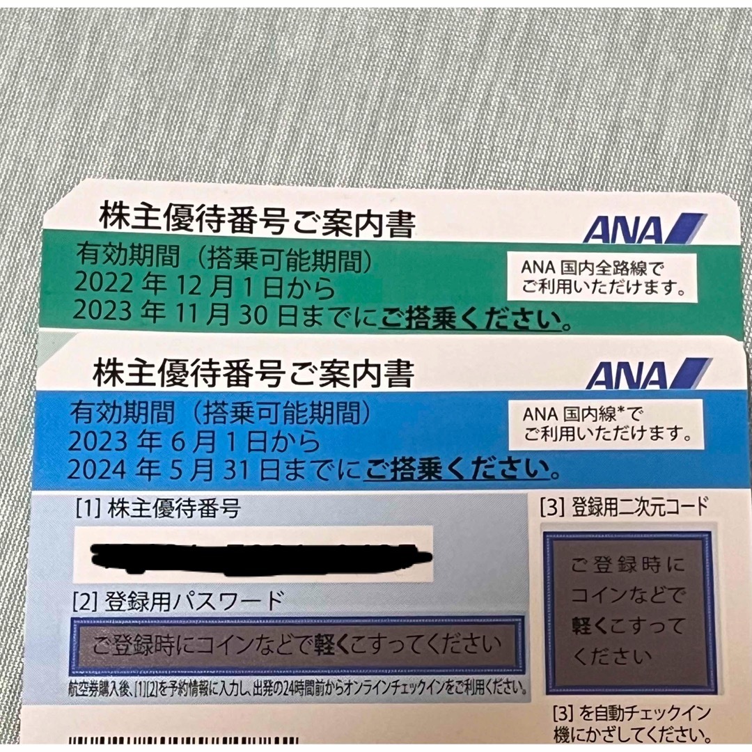 ANA 株主優待優待券/割引券